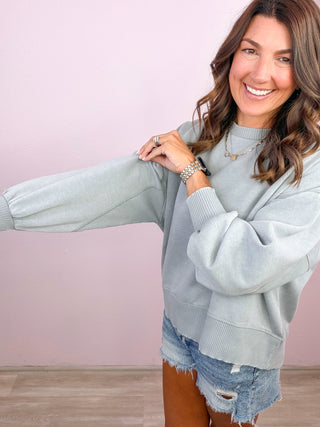 The Everyday Essential Sweatshirt - Sleet Grey