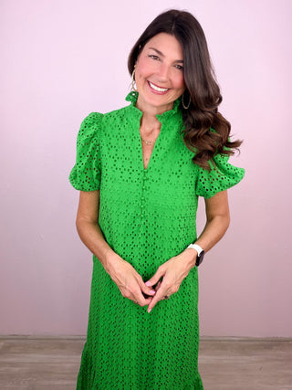 Meadow Whisper Midi Dress