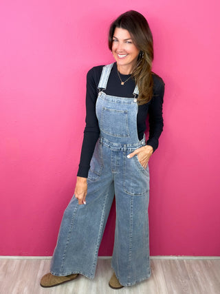 Effortless Agenda Denim Overalls