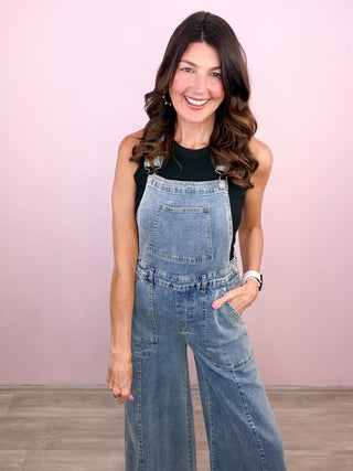 Effortless Agenda Denim Overalls