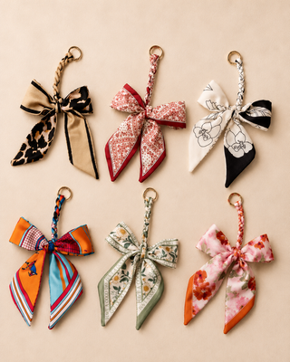 Bow Scarf Keychain