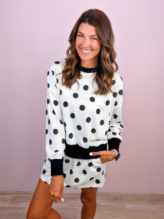 Printed Terry Skort Set