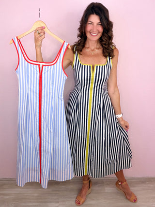 A Chic Stroll Midi Dress