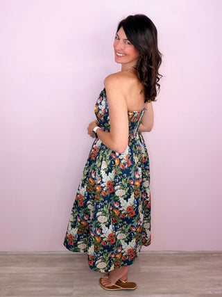 Garden Soirée Midi Dress