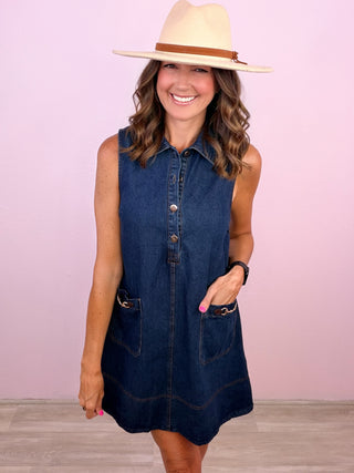 Easy Living Dress (Denim)