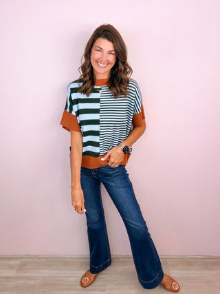 RISEN Tummy Control Flare Denim