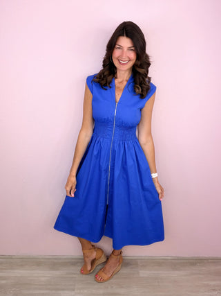 Confident & Classic Midi Dress