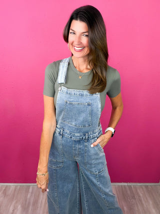 Effortless Agenda Denim Overalls