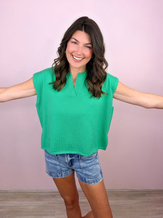 Minimal Moment Top (Green)