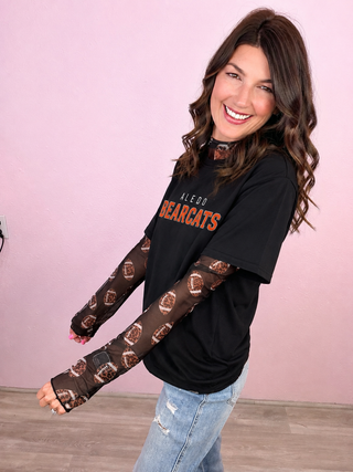 Leopard League Top