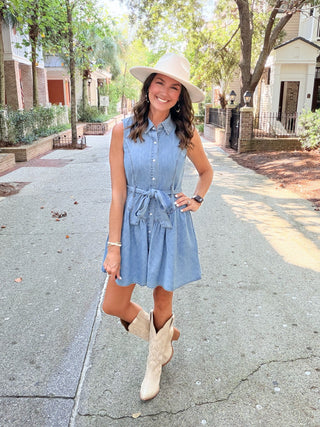 Effortless Beauty Denim Dress