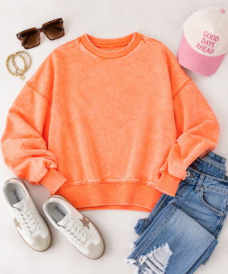 The Everyday Essential Sweatshirt - Orange