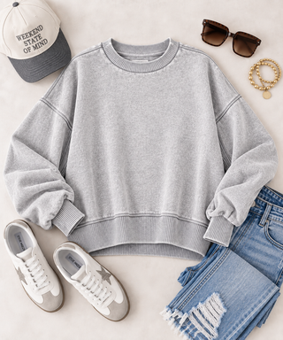 The Everyday Essential Sweatshirt - Sleet Grey