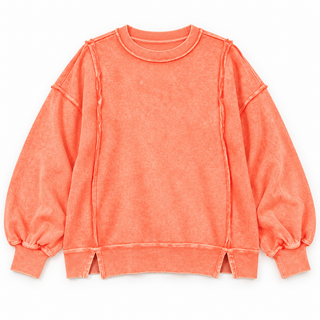 Chasing Sunsets Snow-Washed French Terry Sweatshirt