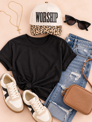 WORSHIP Snapback Hat - LEOPARD