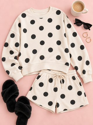 Spot On Cozy 2 Piece Set - Black