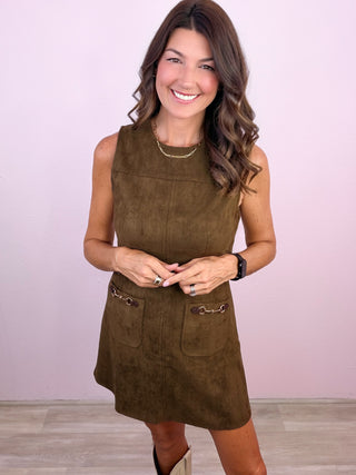 Signature Moment Dress (Brown)