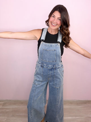 Effortless Agenda Denim Overalls