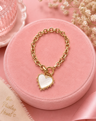 Heart Of Gold Charm Bracelet