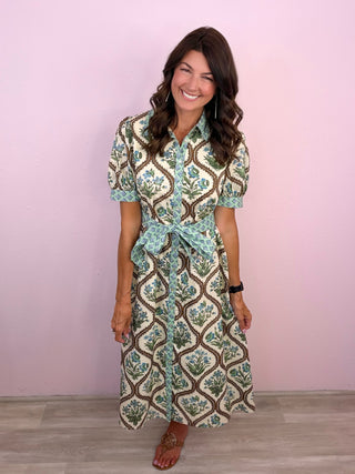 Curated Garden Midi Dress