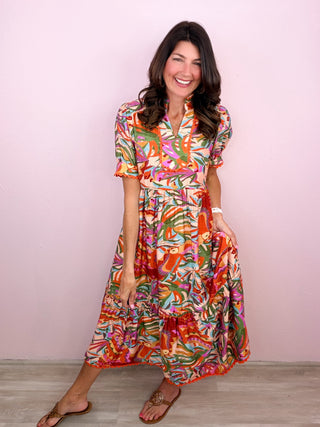Paradise Found Midi Dress