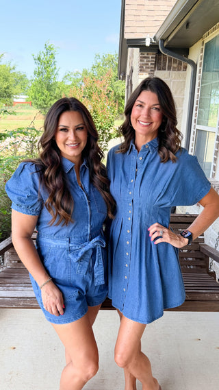 Sweet & Simple Denim Romper