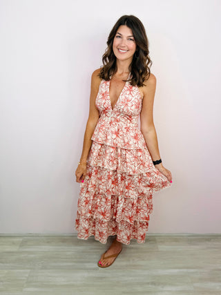 Garden Escape Halter Midi
