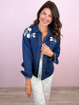 Wildflower Denim Jacket