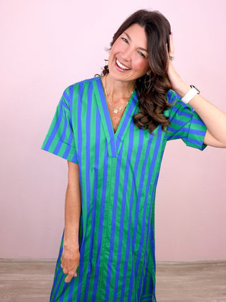 Bold Moves Midi Dress