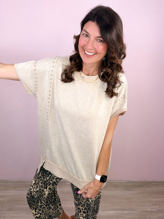 Everyday Luxe Stud Tee