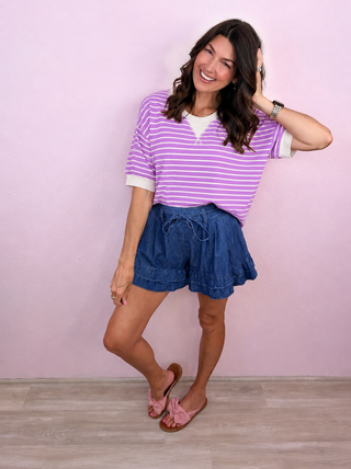 Casual Cutie Top (Fuchsia)