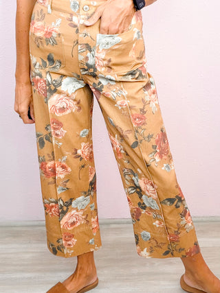 Botanical Wide Leg Pants