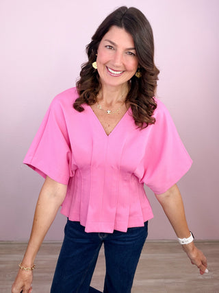 Polished Ease Top (Pink)