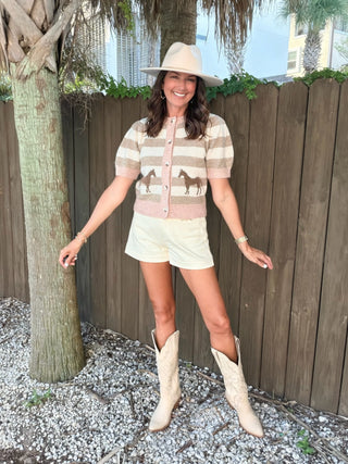Rosy Ranch Cardigan