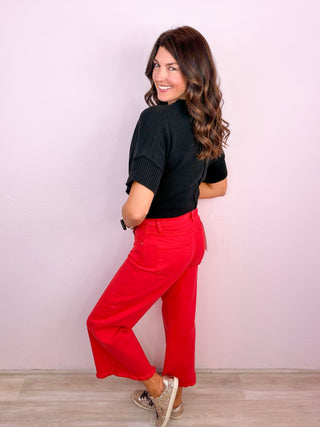 Everyday Essential Knit Top (Black)