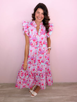 Bloom & Breeze Midi Dress
