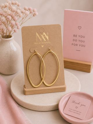 Minimal Glam Hoops