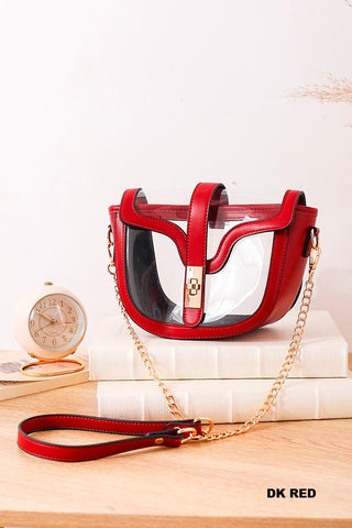 Clear Saddle Bag