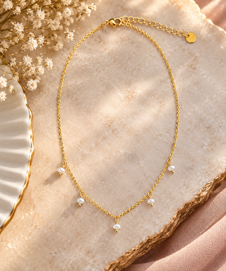 Lauren Kenzie Drops of Pearl Necklace