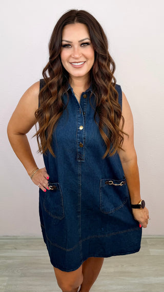 Easy Living Dress (Denim)
