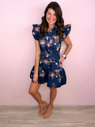 Denim Sweetheart Dress