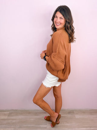 Always In Style Sweater (Camel)