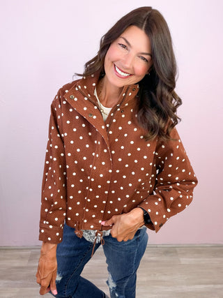 Dot & Dwell Jacket (Brown)