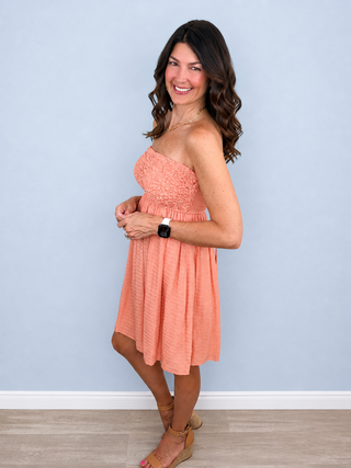 Delicate Days Dress (Salmon)