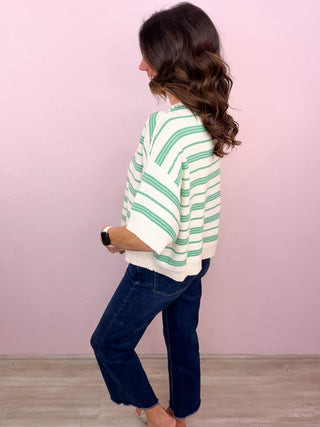 Spring Crush Knit Top