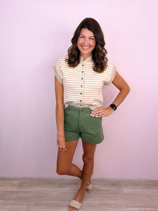 Soft Lines Sweater (Taupe)