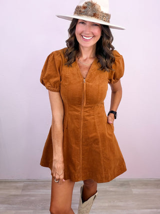 Copper Lane Dress (Camel)