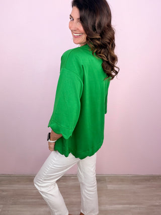 CURVY Scalloped & Cute Top