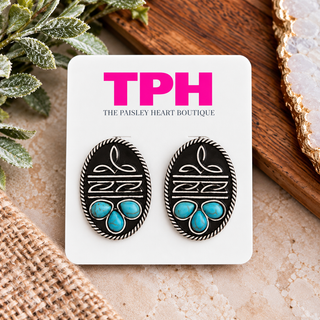 Midnight Mesa Western Earring