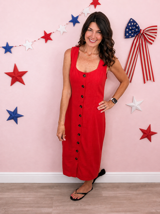 First Impression Midi Dress